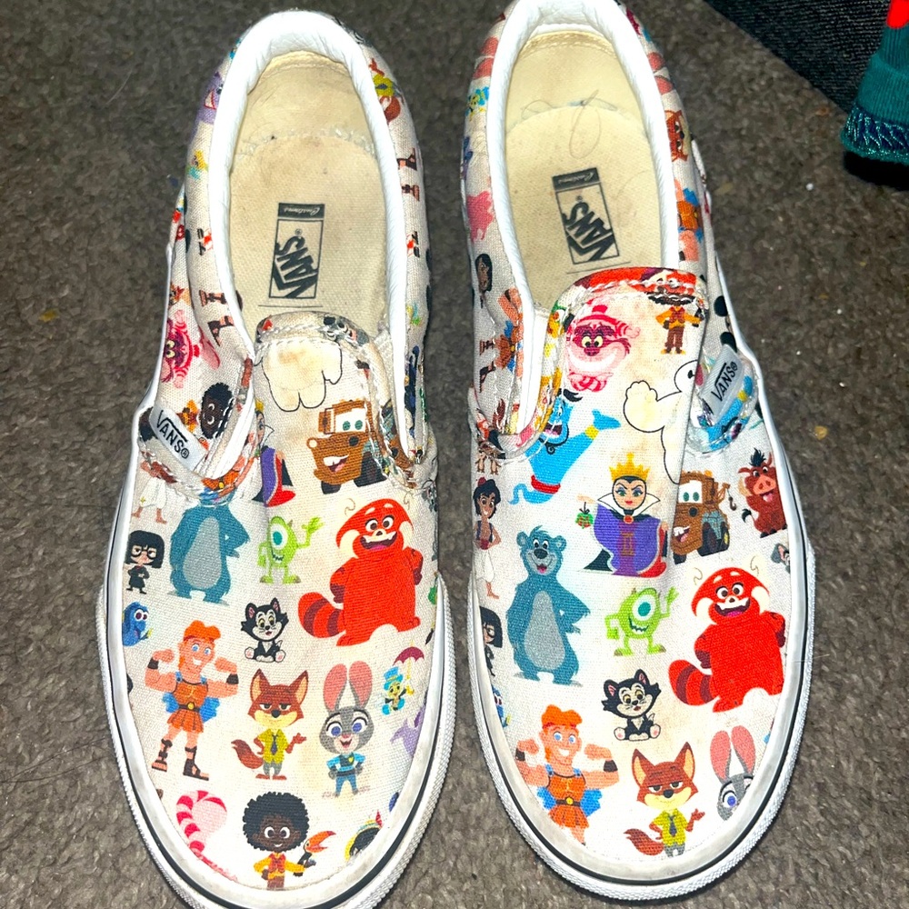 Disney x Vans slip-on trainers size 2 #DisneyCollab